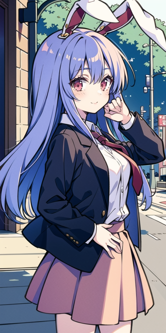 00225-4273983314-1girl,solo,reisen udongein inaba,purple long hair,rabbit ears,cropped torso,cowboy shot,wind,in the street,looking at viewer,sta.png